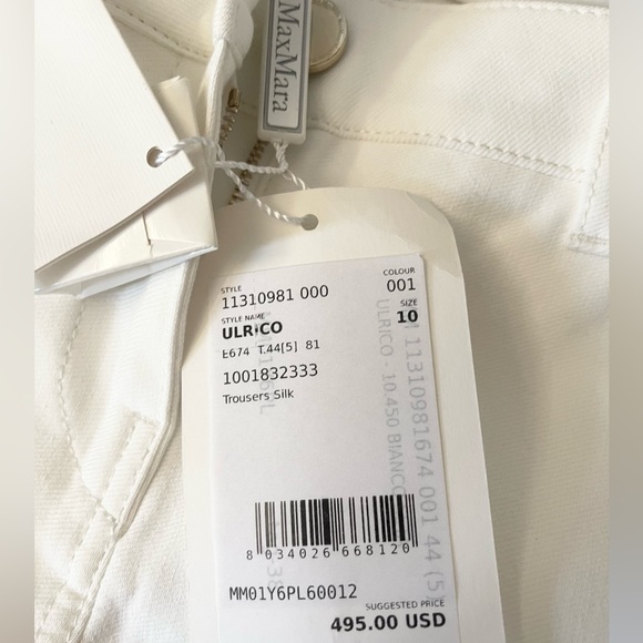 Pristine Max Mara Straight Leg Pants - Picture 6 of 10